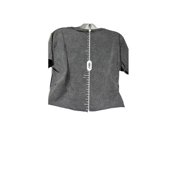 goodie two sleeves poetry department writers Pen Quill crop top shirt Size S - Picture 4 of 5